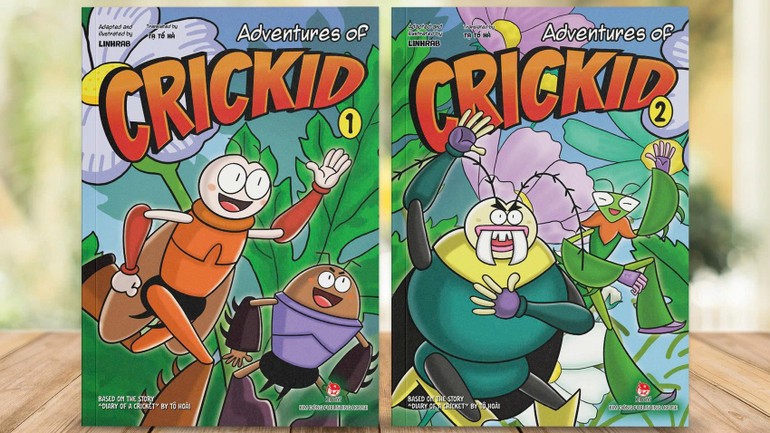 Tác phẩm “Dế mèn phiêu lưu ký” bản tiếng Anh.